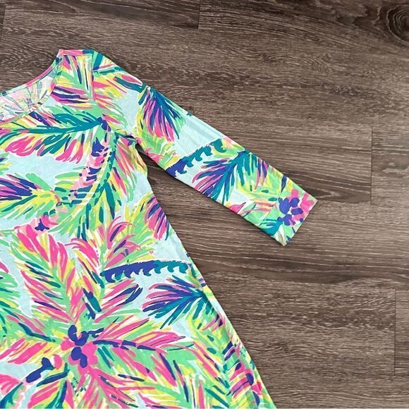 Lilly Pulitzer Marlowe Dress Island Time Palm Print - Picture 4 of 6